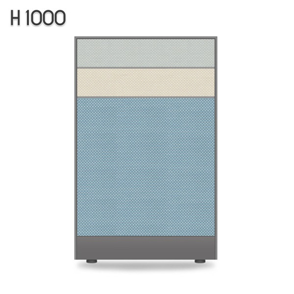 퍼니럭스 60T 알루미늄 트리플 컬러 블럭파티션(H1000)
